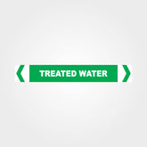 Custom Gate Signs,Treated Water Pipe Marker